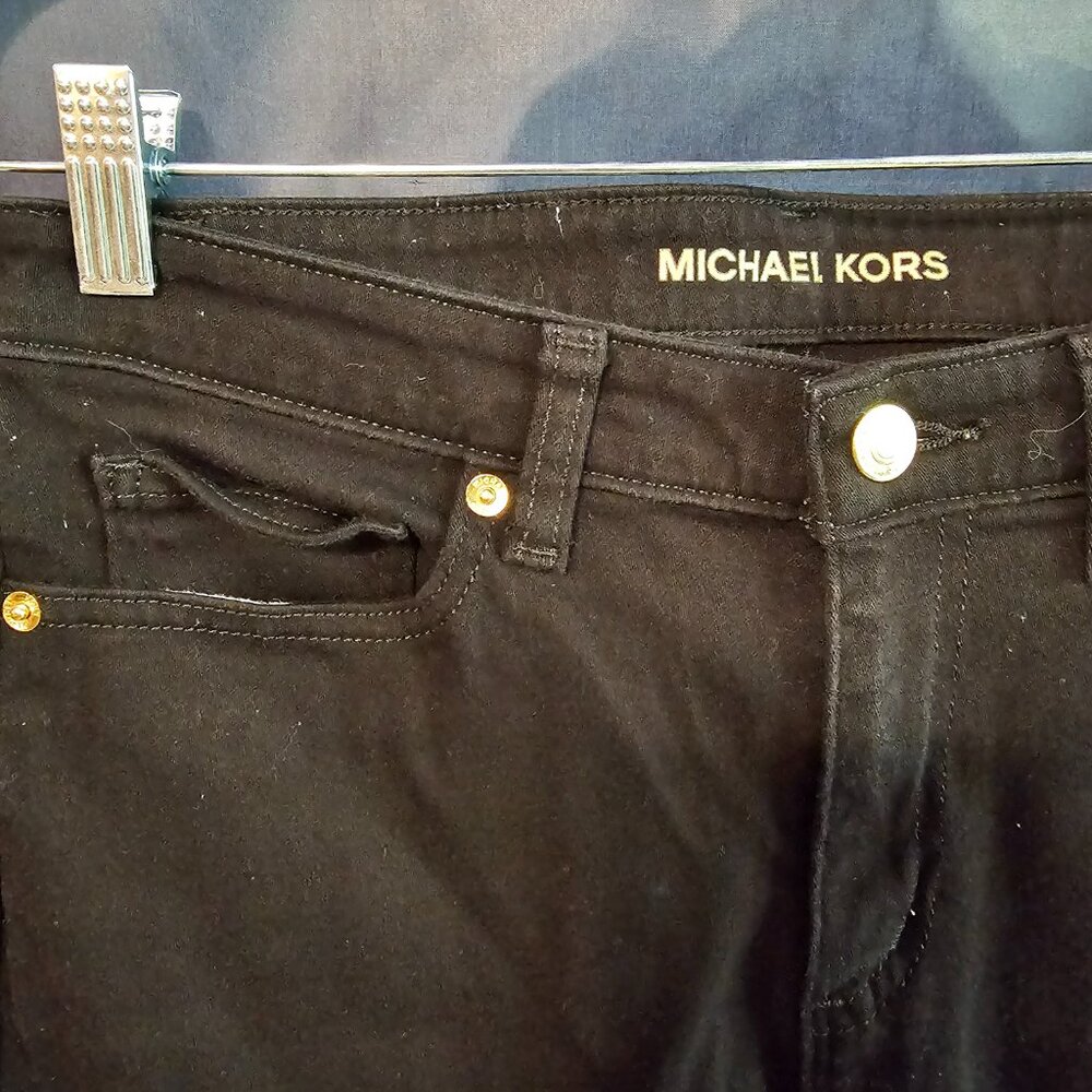 Michael Kors black "Izzy Skinny" Jeans. Size 6 - Picture 2 of 4